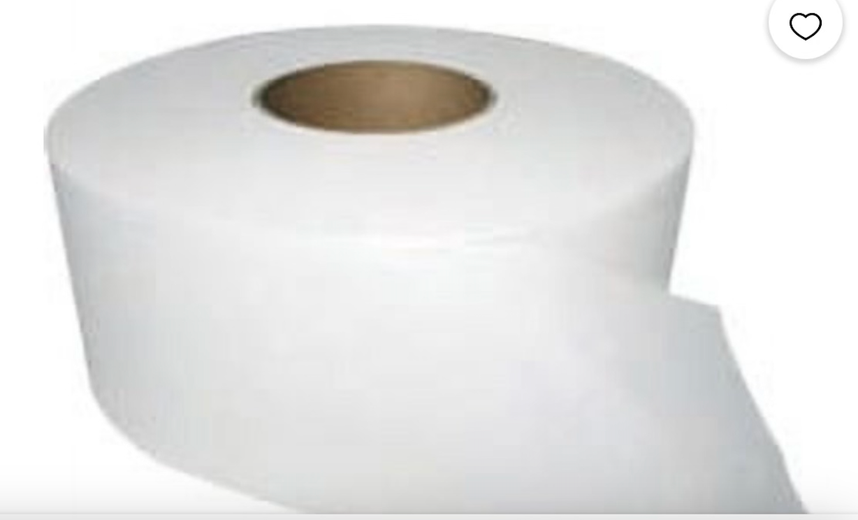 Windsoft Jumbo Roll Toilet Paper, Septic Safe, 2 Ply, 12 Rolls/Carton